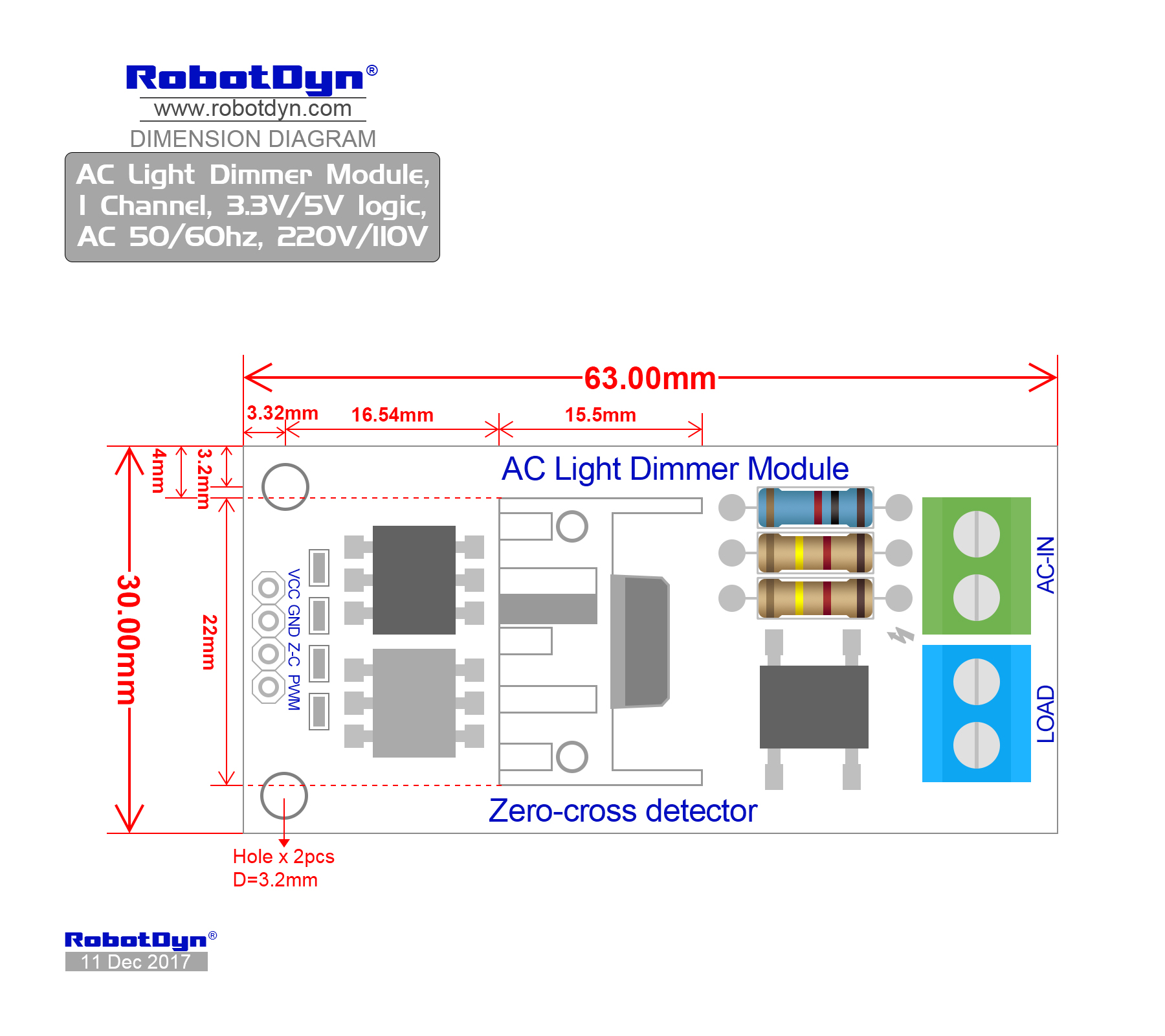 Robotdyn dimmer схема